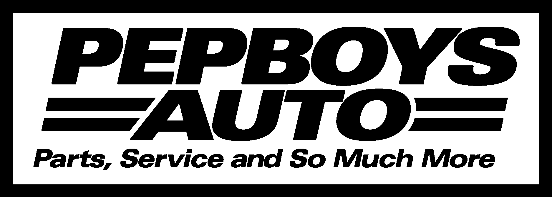 Pep Boys Auto Black Logo Vector Logo
